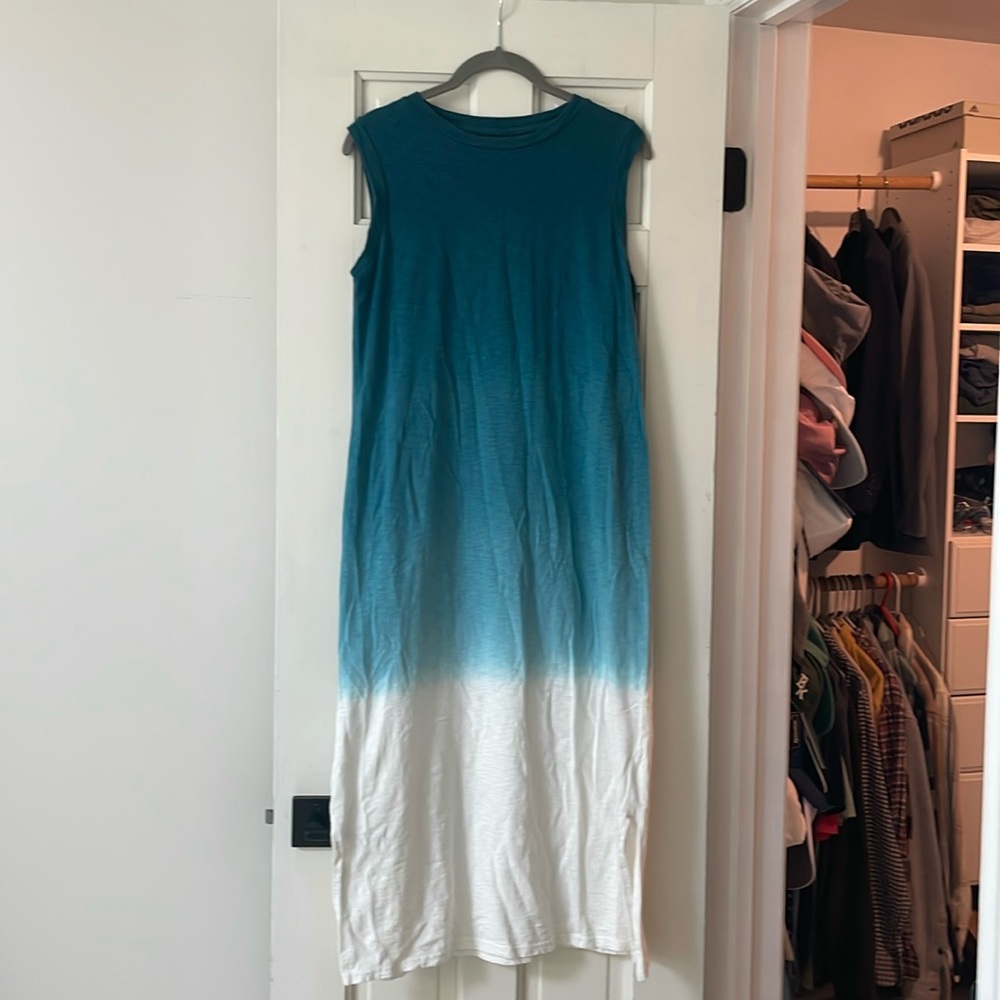 Blue ombré dress